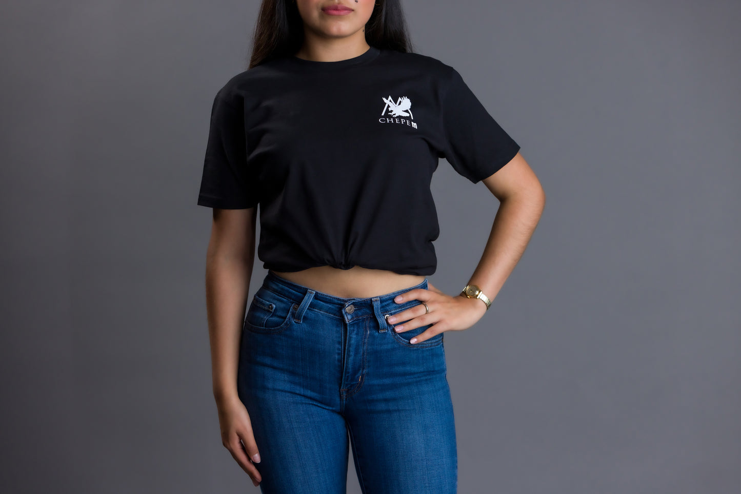 Short Sleeve Classic Chepe M Black T- Shirt {Unisex}