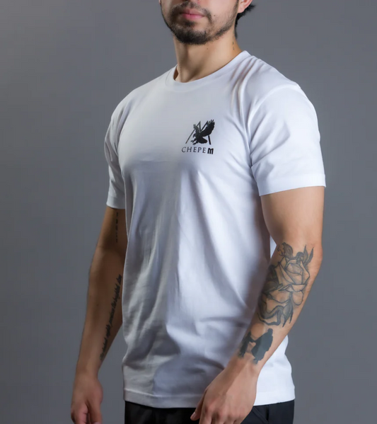 Short Sleeve Classic Chepe M White T- Shirt {Unisex}