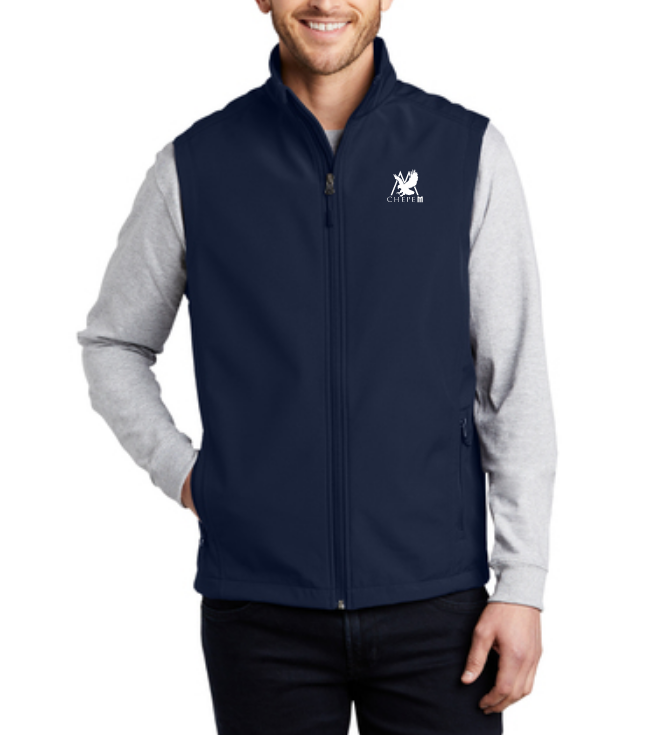 CHEPE M -NAVY BLUE  - PREMIUM SOFTSHELL VEST